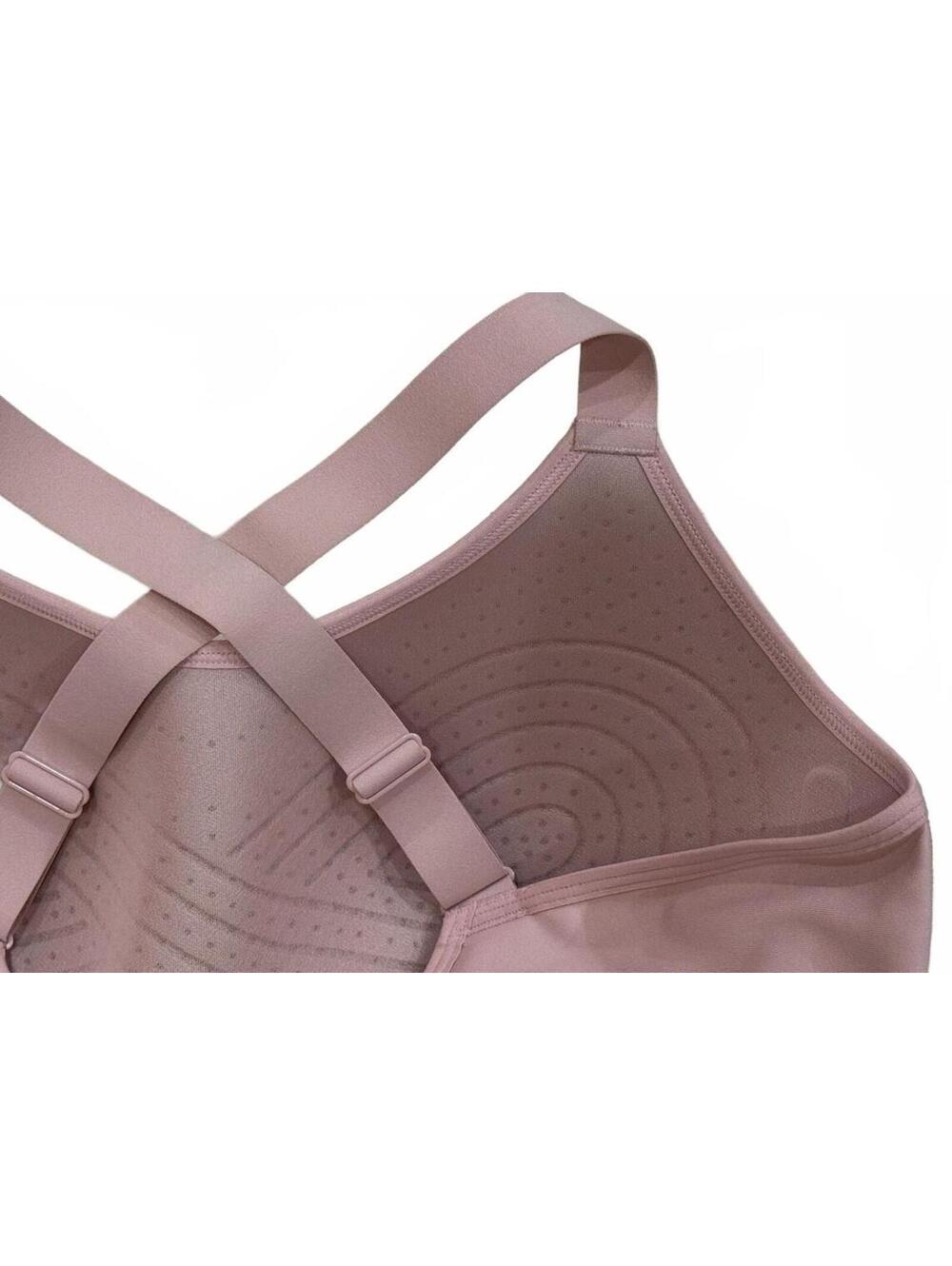 Under Armour Continuum Mid Impact Fitted Light Pink Sports Bra Plus Size 2X - Picture 4 of 7
